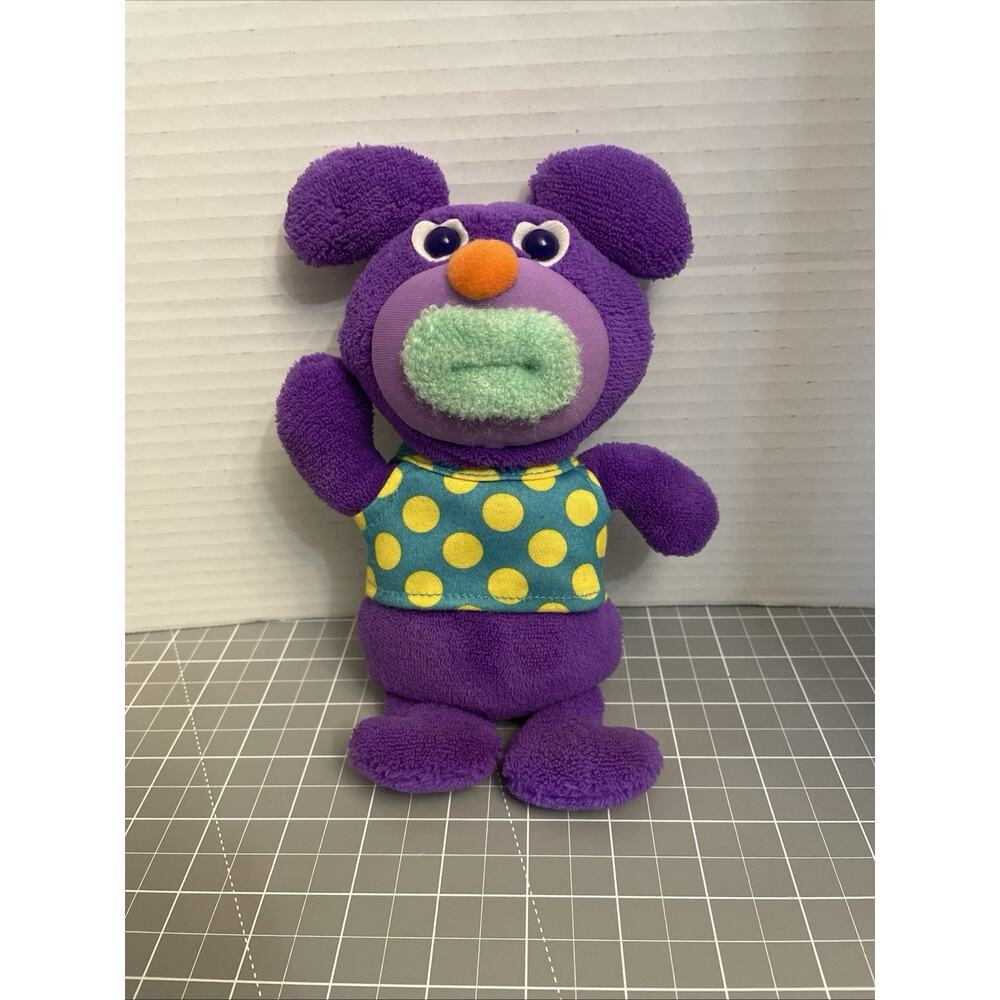 Fisher Price 2010 Sing A Ma Jigs Purple Polka Dot Plush Singing Oh My Darlin'